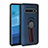 Funda Bumper Silicona y Plastico Mate Carcasa con Magnetico Anillo de dedo Soporte R03 para Samsung Galaxy S10 Azul