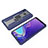 Funda Bumper Silicona y Plastico Mate Carcasa con Magnetico Anillo de dedo Soporte S03 para Samsung Galaxy M20 Azul