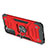 Funda Bumper Silicona y Plastico Mate Carcasa con Magnetico Anillo de dedo Soporte T05 para Samsung Galaxy S21 Plus 5G Rojo