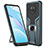 Funda Bumper Silicona y Plastico Mate Carcasa con Magnetico Anillo de dedo Soporte ZL1 para Xiaomi Mi 10T Lite 5G Cian