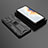 Funda Bumper Silicona y Plastico Mate Carcasa con Magnetico Soporte KC1 para Xiaomi Mi Mix 4 5G Negro