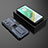 Funda Bumper Silicona y Plastico Mate Carcasa con Magnetico Soporte KC2 para Xiaomi Mi 10T 5G Azul