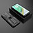 Funda Bumper Silicona y Plastico Mate Carcasa con Magnetico Soporte KC2 para Xiaomi Redmi K30S 5G Negro
