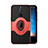 Funda Bumper Silicona y Plastico Mate Carcasa con Magnetico Soporte para Huawei Mate 10 Lite Rojo