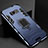 Funda Bumper Silicona y Plastico Mate Carcasa con Magnetico Soporte para Samsung Galaxy S8 Plus Azul