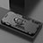Funda Bumper Silicona y Plastico Mate Carcasa con Magnetico Soporte para Xiaomi Mi 9 Negro