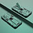 Funda Bumper Silicona y Plastico Mate Carcasa con Magnetico Soporte T01 para Samsung Galaxy F52 5G Verde