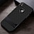 Funda Bumper Silicona y Plastico Mate Carcasa con Soporte A01 para Apple iPhone Xs Max Negro