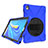 Funda Bumper Silicona y Plastico Mate Carcasa con Soporte A01 para Huawei MatePad 10.8 Azul