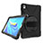 Funda Bumper Silicona y Plastico Mate Carcasa con Soporte A01 para Huawei MatePad 10.8 Negro