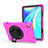 Funda Bumper Silicona y Plastico Mate Carcasa con Soporte A01 para Huawei MediaPad M6 10.8 Rosa Roja
