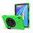 Funda Bumper Silicona y Plastico Mate Carcasa con Soporte A01 para Huawei MediaPad M6 10.8 Verde