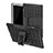 Funda Bumper Silicona y Plastico Mate Carcasa con Soporte A01 para Samsung Galaxy Tab S5e Wi-Fi 10.5 SM-T720 Negro