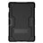 Funda Bumper Silicona y Plastico Mate Carcasa con Soporte A03 para Samsung Galaxy Tab S5e 4G 10.5 SM-T725 Negro