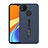 Funda Bumper Silicona y Plastico Mate Carcasa con Soporte A03 para Xiaomi Redmi 9 India Azul
