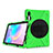 Funda Bumper Silicona y Plastico Mate Carcasa con Soporte A04 para Samsung Galaxy Tab S6 10.5 SM-T860 Verde