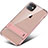 Funda Bumper Silicona y Plastico Mate Carcasa con Soporte A06 para Apple iPhone 11 Oro Rosa
