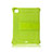 Funda Bumper Silicona y Plastico Mate Carcasa con Soporte H01 para Apple iPad Pro 11 (2020) Verde