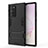 Funda Bumper Silicona y Plastico Mate Carcasa con Soporte KC2 para Samsung Galaxy Note 20 Ultra 5G Negro