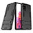 Funda Bumper Silicona y Plastico Mate Carcasa con Soporte KC3 para Samsung Galaxy S20 FE 5G Negro