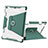 Funda Bumper Silicona y Plastico Mate Carcasa con Soporte L05 para Apple iPad 10.2 (2020) Verde