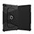 Funda Bumper Silicona y Plastico Mate Carcasa con Soporte L05 para Apple iPad Mini 4 Negro