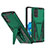 Funda Bumper Silicona y Plastico Mate Carcasa con Soporte MQ1 para Samsung Galaxy S20 Plus 5G Verde