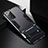 Funda Bumper Silicona y Plastico Mate Carcasa con Soporte N02 para Samsung Galaxy Note 20 5G Negro