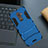 Funda Bumper Silicona y Plastico Mate Carcasa con Soporte para Nokia 7 Plus Azul