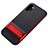 Funda Bumper Silicona y Plastico Mate Carcasa con Soporte para Samsung Galaxy Note 10 Plus 5G Rojo