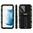 Funda Bumper Silicona y Plastico Mate Carcasa con Soporte para Samsung Galaxy S23 Plus 5G Multicolor