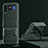 Funda Bumper Silicona y Plastico Mate Carcasa con Soporte para Samsung Galaxy Z Flip3 5G Verde