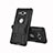 Funda Bumper Silicona y Plastico Mate Carcasa con Soporte para Sony Xperia XZ2 Compact Negro