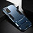 Funda Bumper Silicona y Plastico Mate Carcasa con Soporte R01 para Huawei Honor Play4 5G Azul