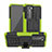 Funda Bumper Silicona y Plastico Mate Carcasa con Soporte R01 para Huawei P40 Pro Verde