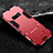 Funda Bumper Silicona y Plastico Mate Carcasa con Soporte R01 para Samsung Galaxy S10e Rojo