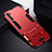 Funda Bumper Silicona y Plastico Mate Carcasa con Soporte R02 para Samsung Galaxy Note 10 5G Rojo