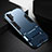 Funda Bumper Silicona y Plastico Mate Carcasa con Soporte R02 para Samsung Galaxy Note 10 Plus Azul