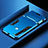 Funda Bumper Silicona y Plastico Mate Carcasa con Soporte R03 para Xiaomi Redmi Note 8 Azul Cielo