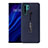 Funda Bumper Silicona y Plastico Mate Carcasa con Soporte T01 para Huawei P30 Pro Azul