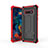 Funda Bumper Silicona y Plastico Mate Carcasa con Soporte T01 para Samsung Galaxy S10e Rojo y Negro