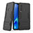 Funda Bumper Silicona y Plastico Mate Carcasa con Soporte T03 para Samsung Galaxy A9s Negro