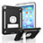 Funda Bumper Silicona y Plastico Mate Carcasa con Soporte YJ2 para Apple iPad Pro 10.5 Gris Oscuro