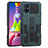 Funda Bumper Silicona y Plastico Mate Carcasa con Soporte ZJ1 para Samsung Galaxy M51 Verde