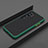 Funda Bumper Silicona y Plastico Mate Carcasa D01 para Xiaomi Mi Note 10 Verde