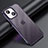 Funda Bumper Silicona y Plastico Mate Carcasa LD1 para Apple iPhone 13 Morado