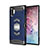 Funda Bumper Silicona y Plastico Mate Carcasa Magnetico para Samsung Galaxy Note 10 Plus 5G Azul