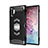 Funda Bumper Silicona y Plastico Mate Carcasa Magnetico para Samsung Galaxy Note 10 Plus 5G Negro