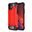 Funda Bumper Silicona y Plastico Mate Carcasa para Apple iPhone 12 Rojo