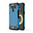 Funda Bumper Silicona y Plastico Mate Carcasa para LG V50 ThinQ 5G Azul Cielo